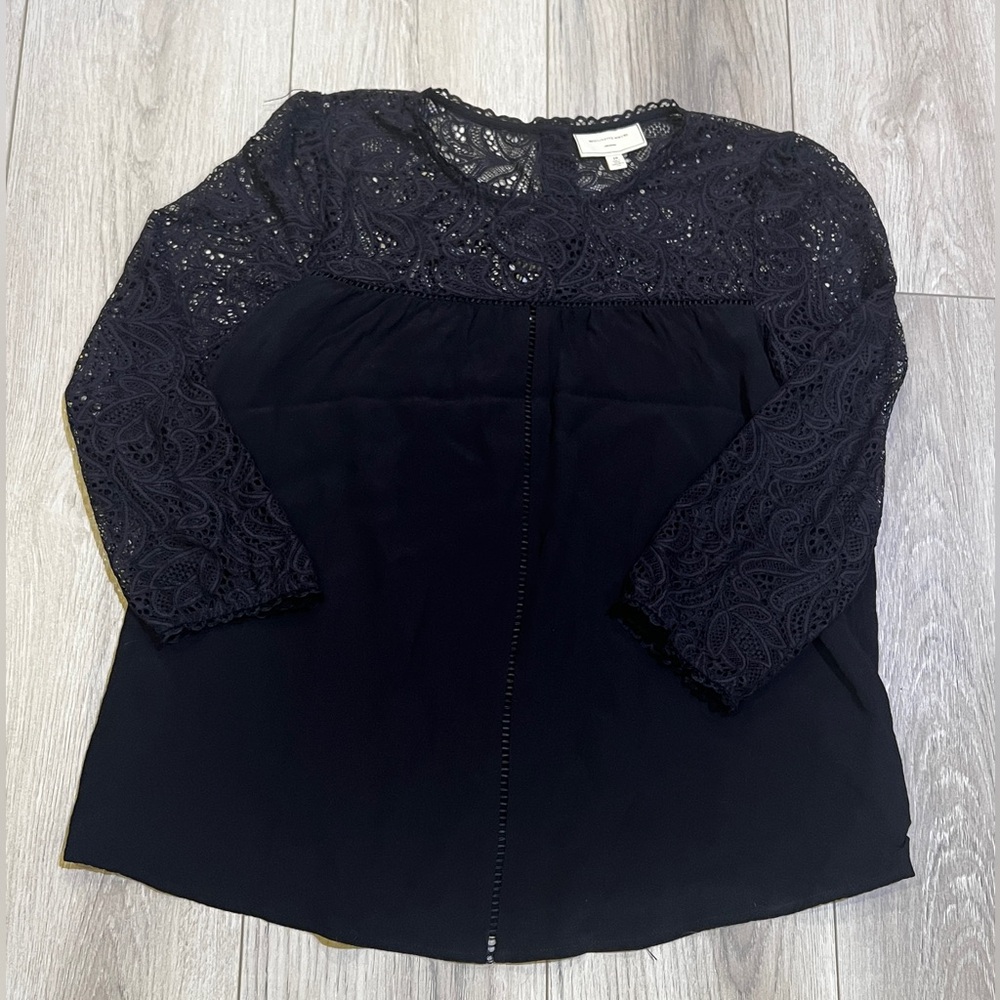 Moulinette Soeurs Black Lace 3/4 Sleeve